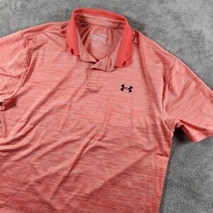 Under Armour Performance Polo Mens size XL Loose Golf Polo Shirt